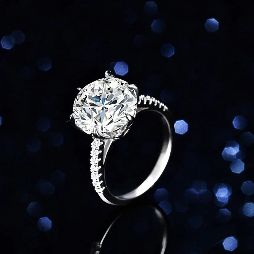 Eternally love™ | 5.0 Carat, Moissanite Bridal Ring Set. D VVS1.