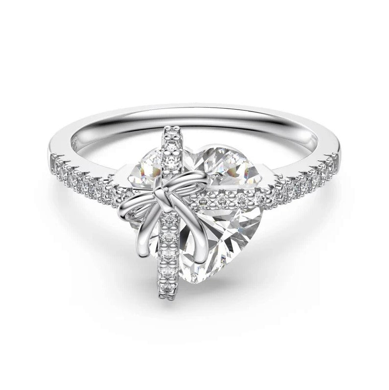 Silver Heart Promise Ring