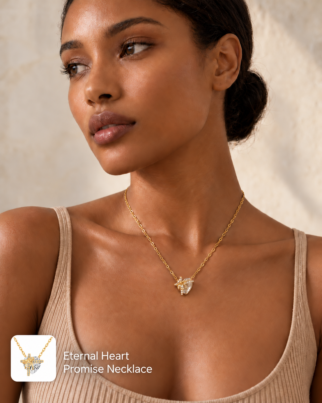 Eternal Heart Promise Necklace
